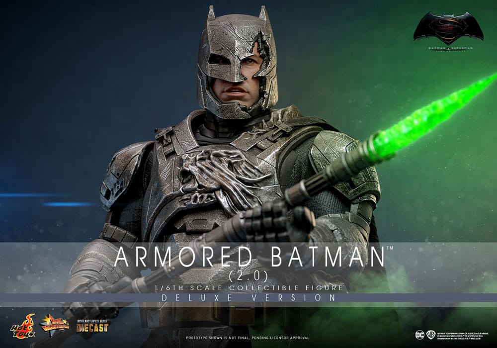 Batman v Superman: Dawn of Justice Movie Masterpiece Action Figure 1/6 Armored Batman 2.0 (Deluxe Version) 33 cm - immagine 2