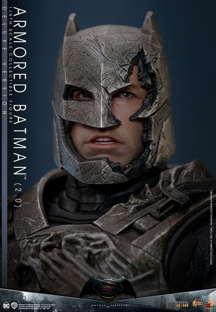 Batman v Superman: Dawn of Justice Movie Masterpiece Action Figure 1/6 Armored Batman 2.0 (Deluxe Version) 33 cm - immagine 3