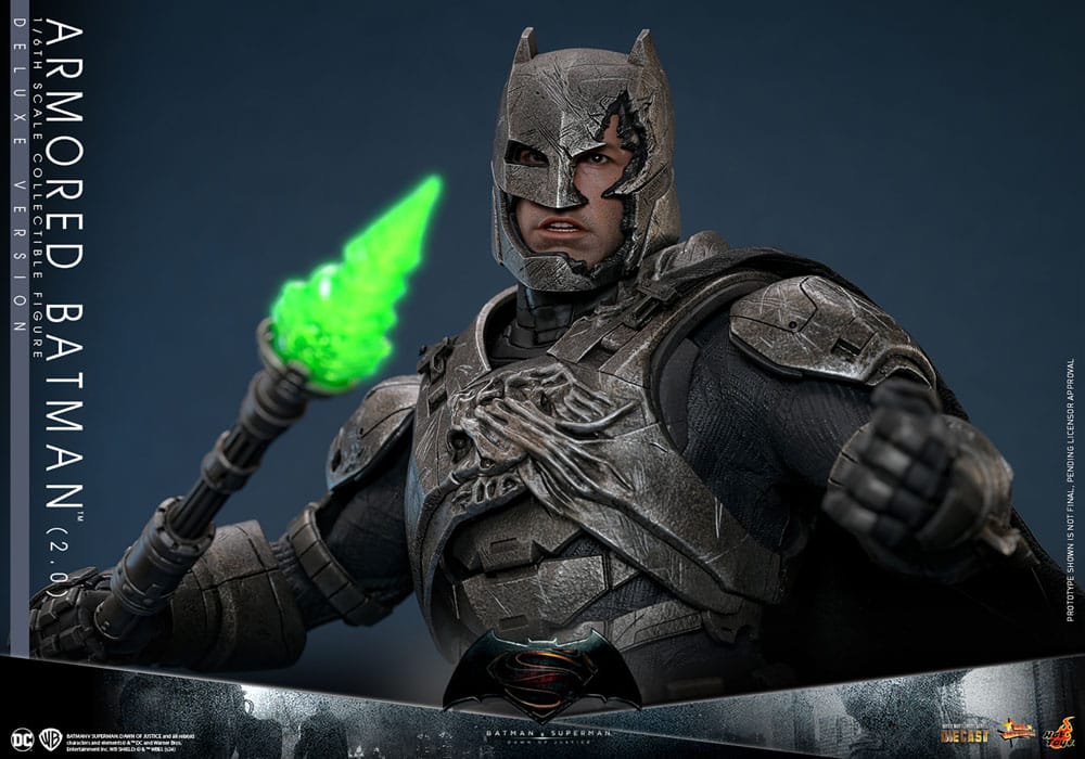 Batman v Superman: Dawn of Justice Movie Masterpiece Action Figure 1/6 Armored Batman 2.0 (Deluxe Version) 33 cm - immagine 5