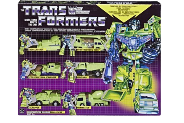 4th Party G1 Constructicon Devastator 6 Figures Set