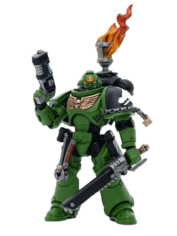Warhammer 40k Action Figure 1/18 Salamanders Intercessors Sergeant Tsek'gan 12 cm