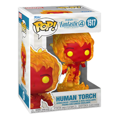 The Fantastic Four: First Steps POP! Marvel Vinyl Figure Human Torch 9 cm