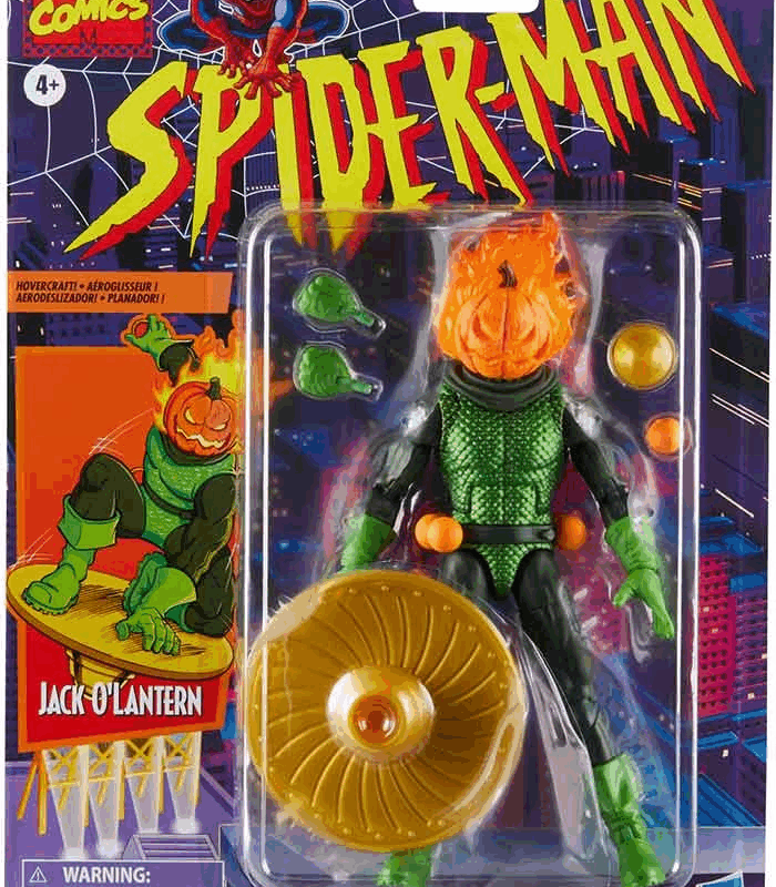 Marvel Legends Retro 6 Inch Action Figure Spider-Man Wave 4 - Jack O'Lantern
