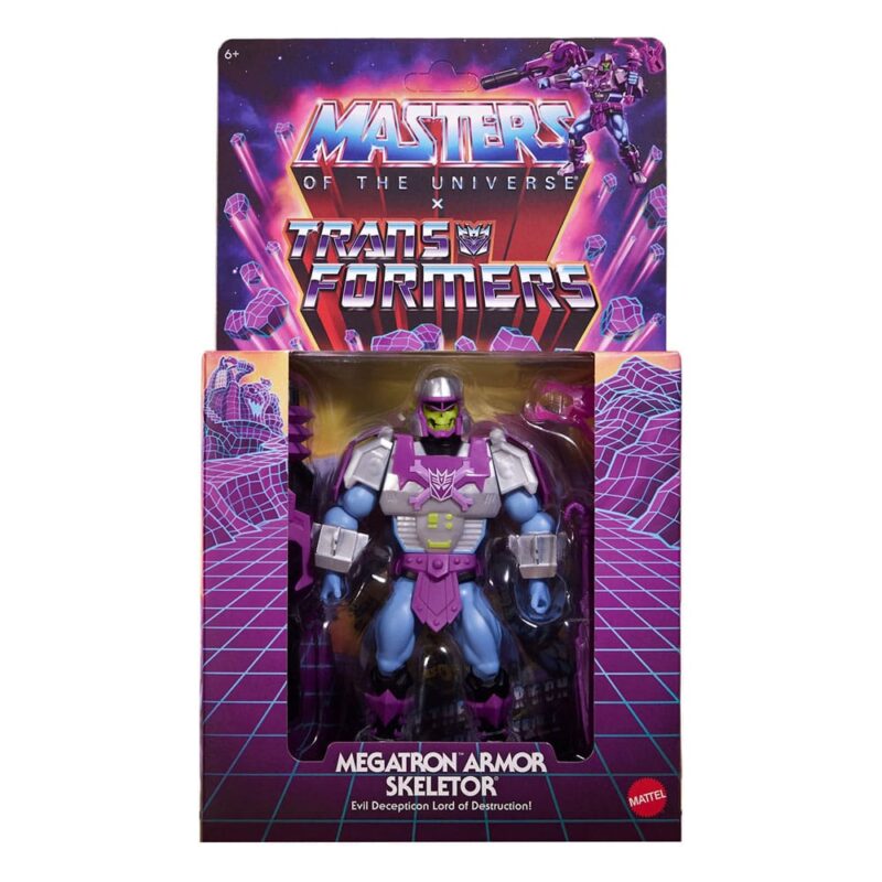 Masters of the Universe x Transformers Action Figure Megatron Armor Skeletor heo European Exclusive 14 cm