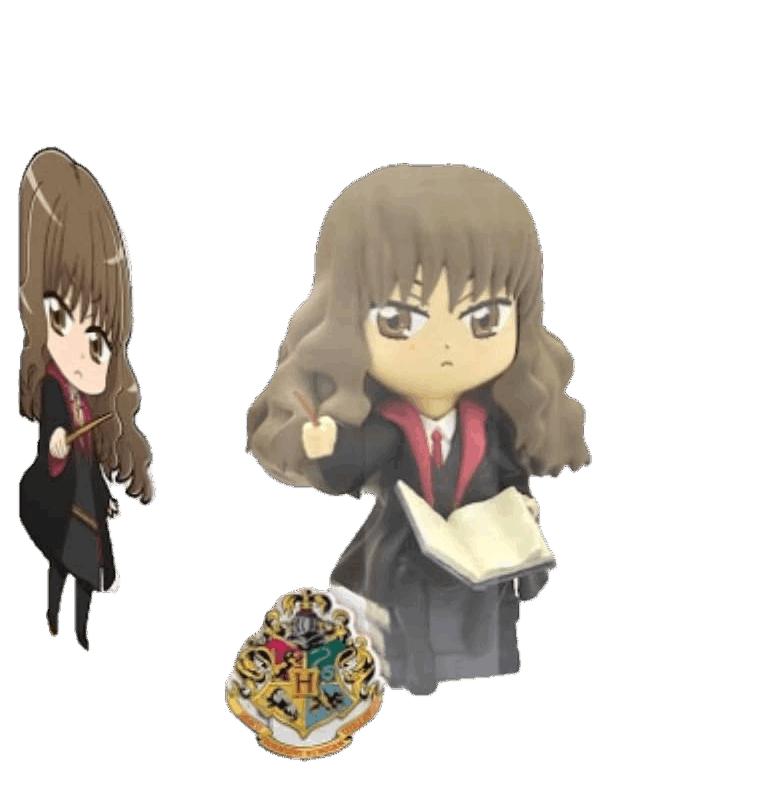 Harry Potter Plastoy Figurine Hermione Granger Studying A Spell