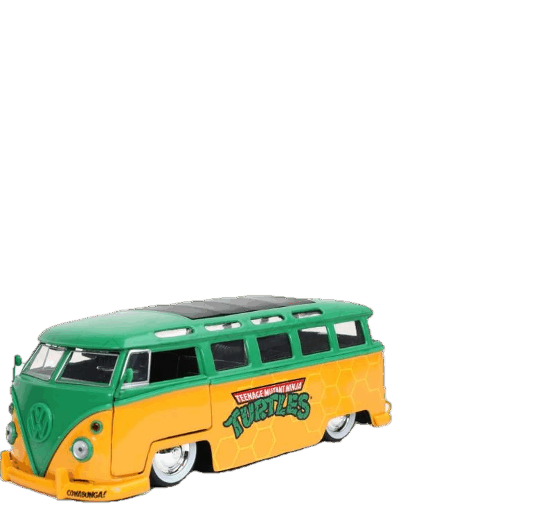 TMNT - Leonardo & 1962 VW Bus - 1:24