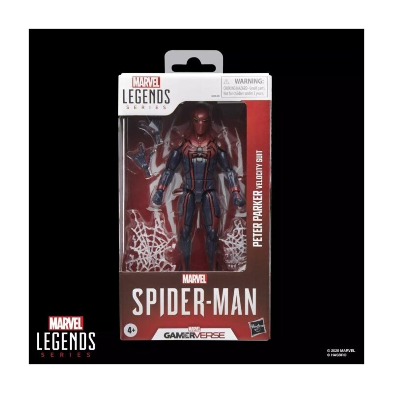 Spider-Man Marvel Legends Gamerverse Action Figure Peter Parker Velocity Suit 15 cm