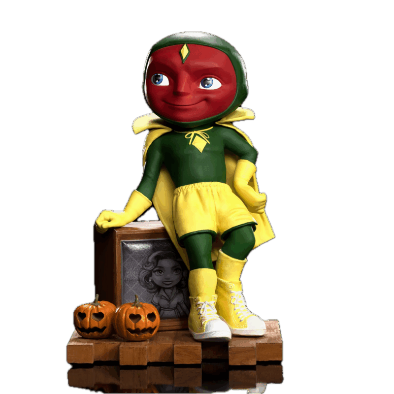 Figuirina Minico Visione, WandaVision, Iron Studios