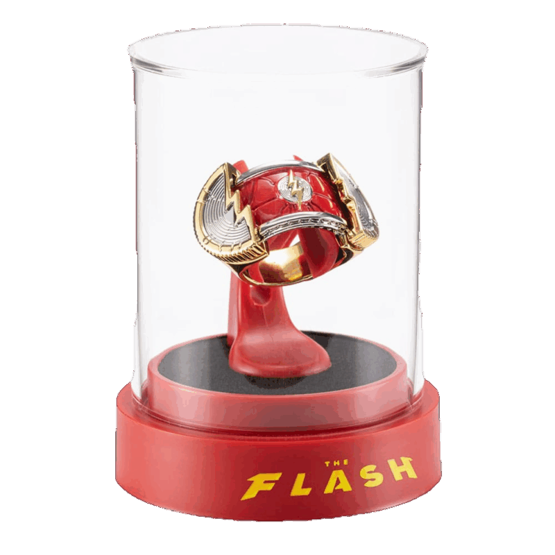 DC Comics Flash Prop Replica Ring with Display
