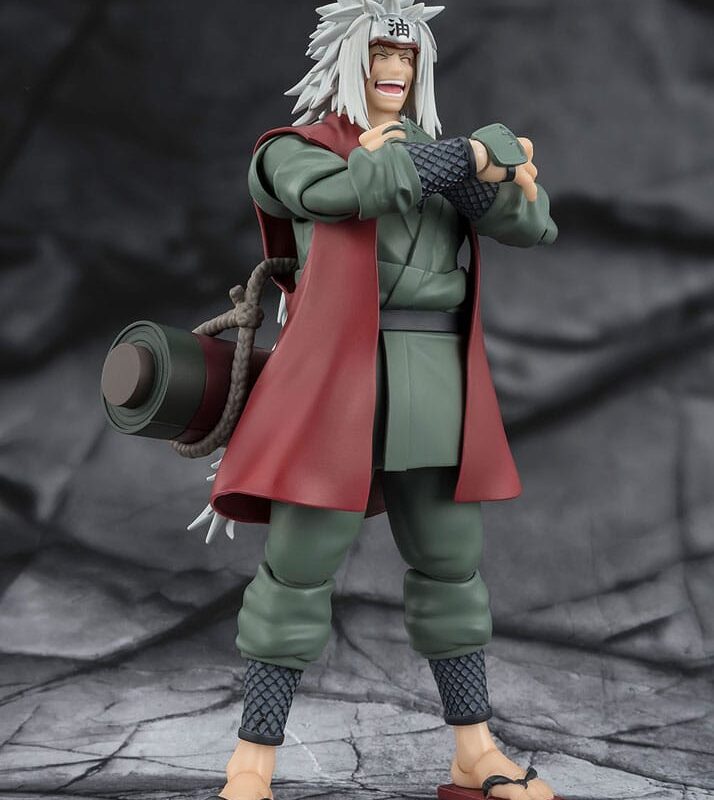Naruto S.H.Figuarts Action Figure Jiraiya Hidden Leaf Heroic Master Sage (Sage Mode Set) 17 cm