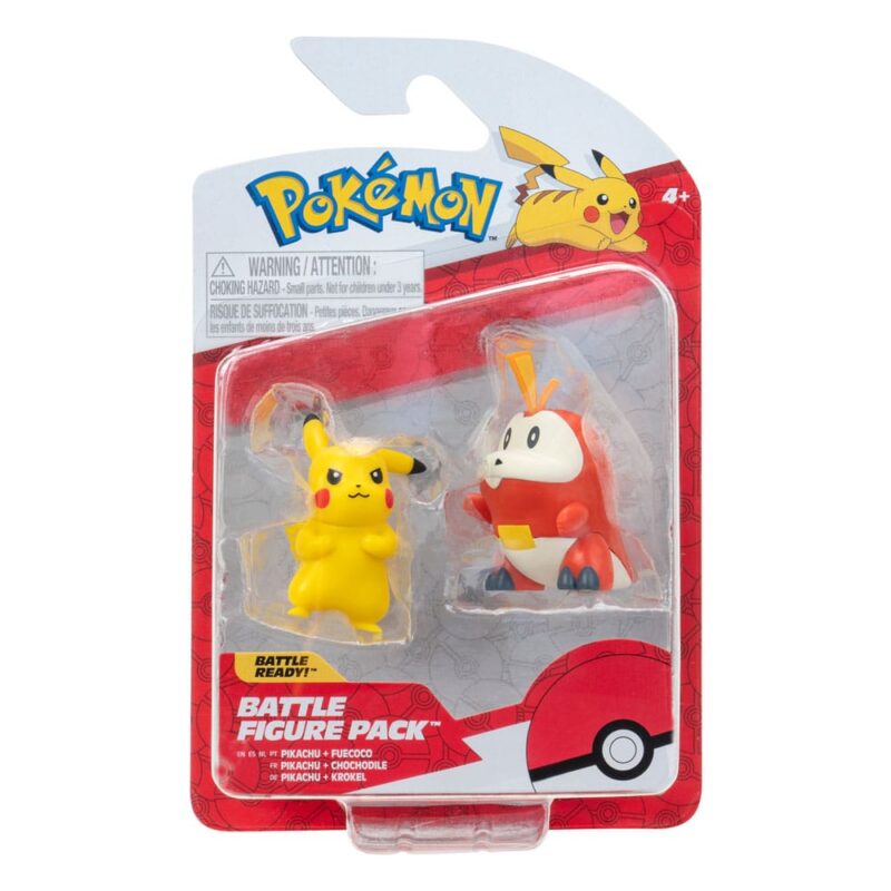 Pokémon Gen IX Battle Figure Pack Pikachu & Fuecoco 5 cm