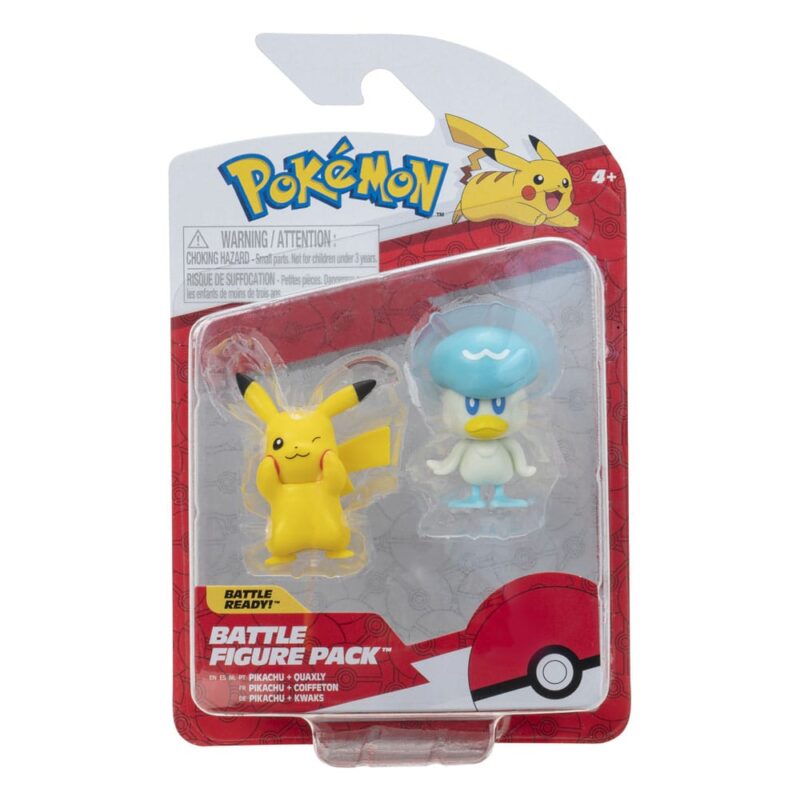 Pokémon Gen IX Battle Figure Pack Pikachu & Quaxly 5 cm