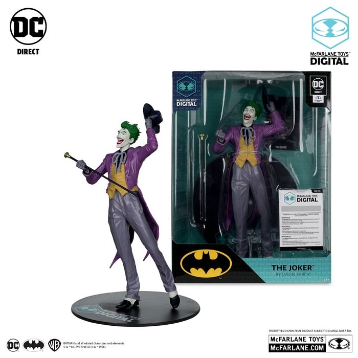 The Joker by Jason Fabok DC Direct figure statua 29cm McFarlane Digital