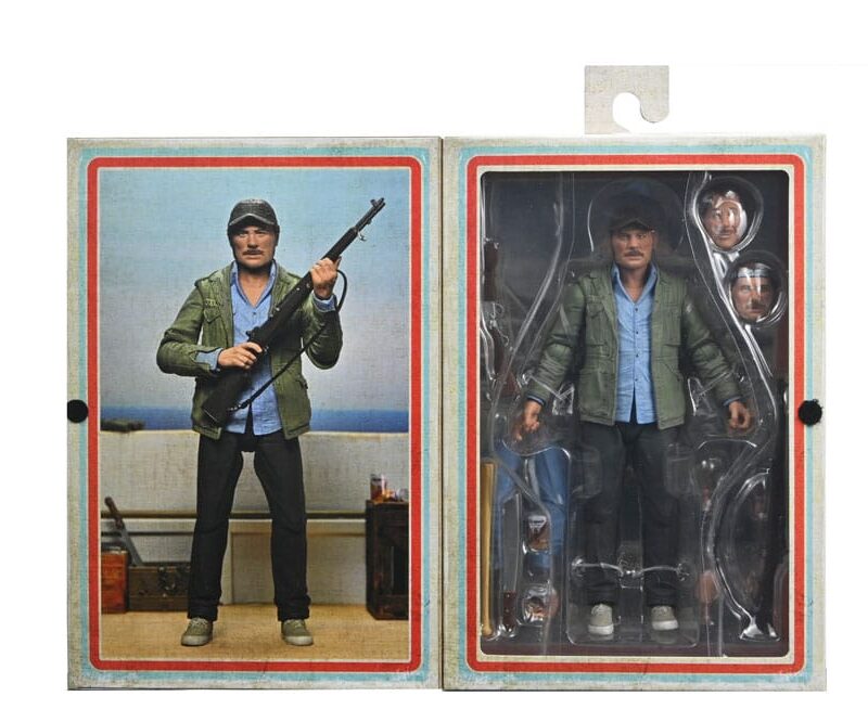 Jaws Action Figure Ultimate Sam Quint 50th Anniversary Figure 18 cm