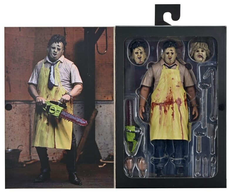 Texas Chainsaw Massacre Clothed Action Figure Leatherface 50th Anniversary 20 cm