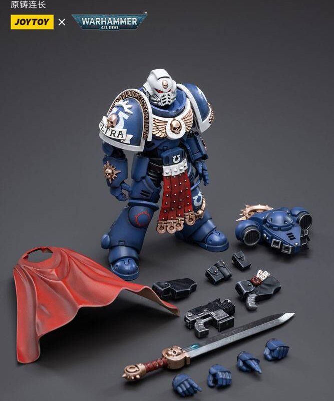 Warhammer 40k Action Figure 1/18 Ultramarines Primaris Captain 12 cm