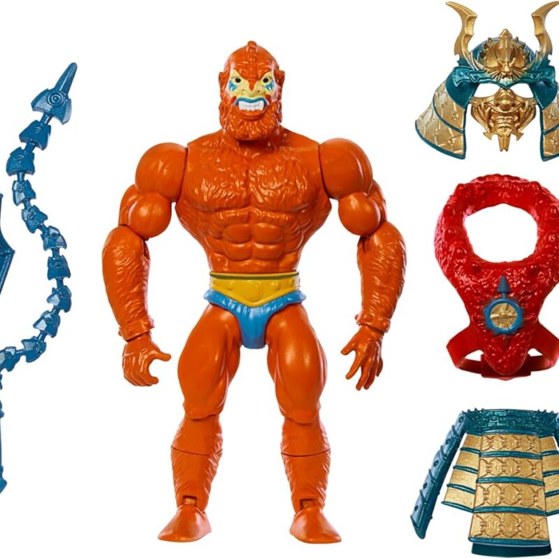 Motu X Tmnt: Turtles Of Grayskull Action Figura Beast Man 14 Cm Mattel