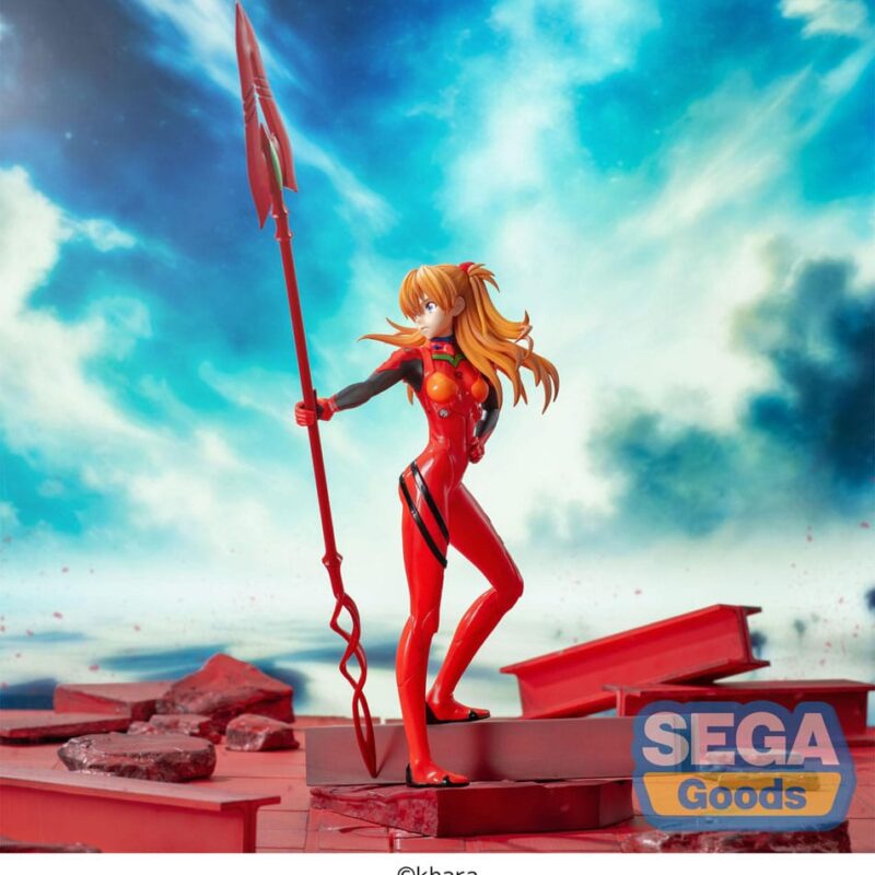 Evangelion: 3.0+1.0 Thrice Upon a Time Luminasta PVC Statue Asuka Shikinami Langley x Spear of Longinus 20 cm