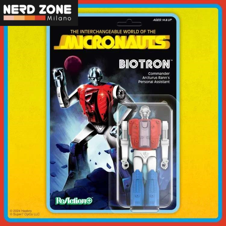 SUPER 7 - Micronauts W01 Biotron & W01 Baron Karza Reaction+ Figure SET