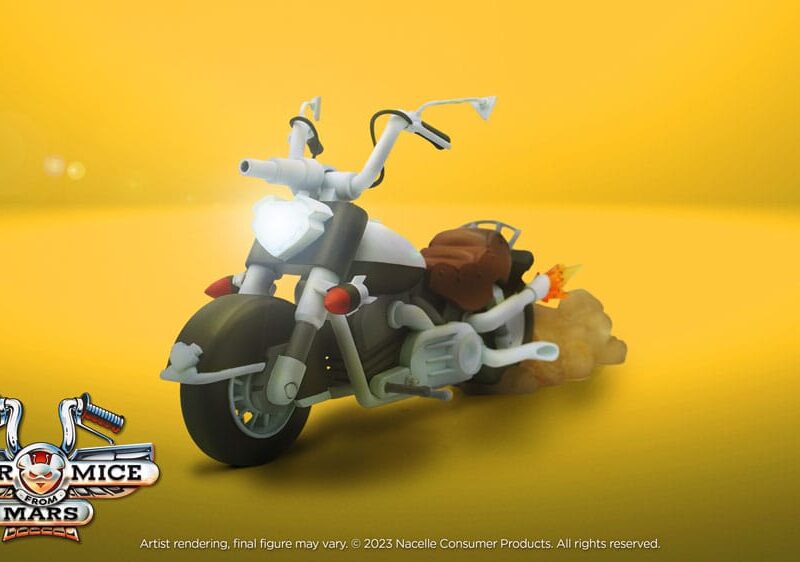 Biker Mice From Mars Vehicle Throttle's Martian Monster Bike 23 cm