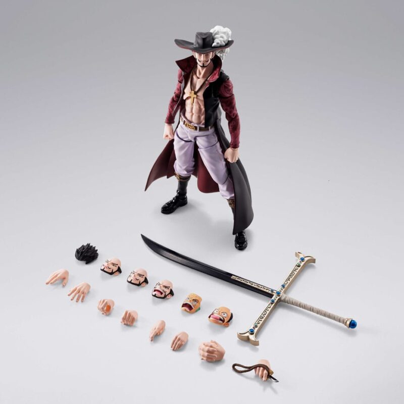 One Piece S.H.Figuarts Action Figure Dracule Mihawk Hawkeye 17 cm