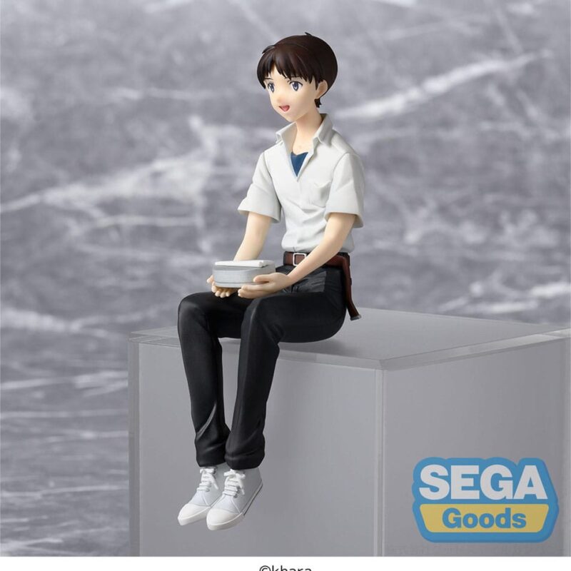 Rebuild of Evangelion PM Perching PVC Statue Shinji Ikari Evangelion New Theatrical Edition 14 cm