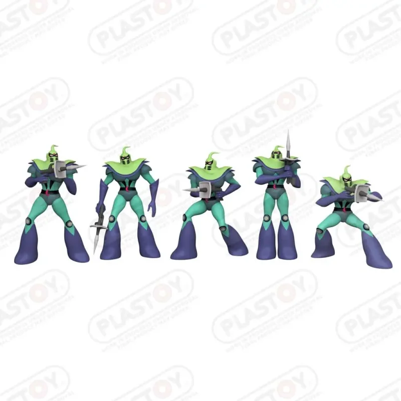 GRENDIZER VEGAN SOLDIERS FIGURE SET (5)