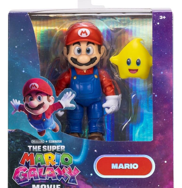The Super Mario Galaxy Movie Action Figure Mario 13 cm
