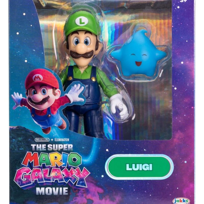 The Super Mario Galaxy Movie Action Figure Luigi 13 cm