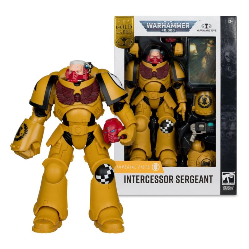 Warhammer 40,000 Action Figure Intercessor Sergeant (Imperial Fist) (Gold Label) 18 cm