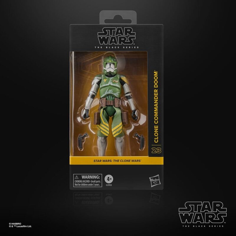 Star Wars: The Clone Wars Black Series Action Figure Clone Commander Doom 15 cm