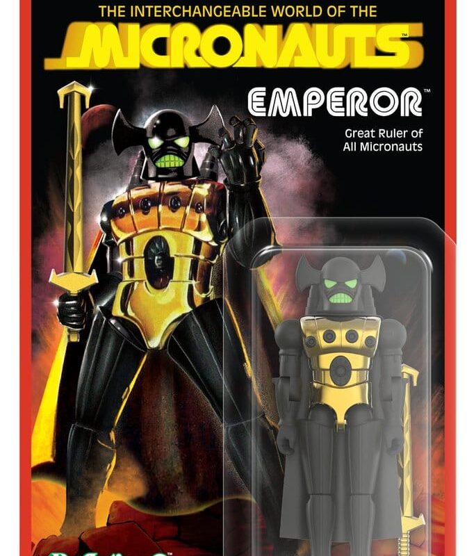 Micronauts ReAction+ Action Figure Wave 03 Emperor 10 cm