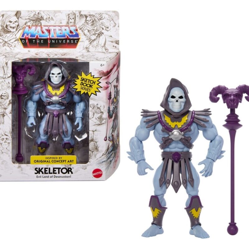 Masters of the Universe Origins Action Figure Sketchbook Series: Skeletor 14 cm