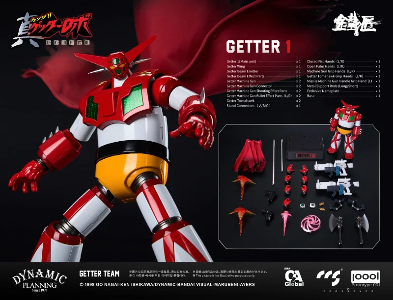 CCS Toys × P001 Cheoljang Getter Team – Getter Robo Armageddon - immagine 2