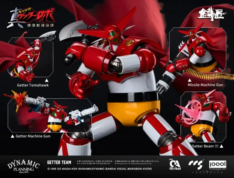 CCS Toys × P001 Cheoljang Getter Team – Getter Robo Armageddon - immagine 5