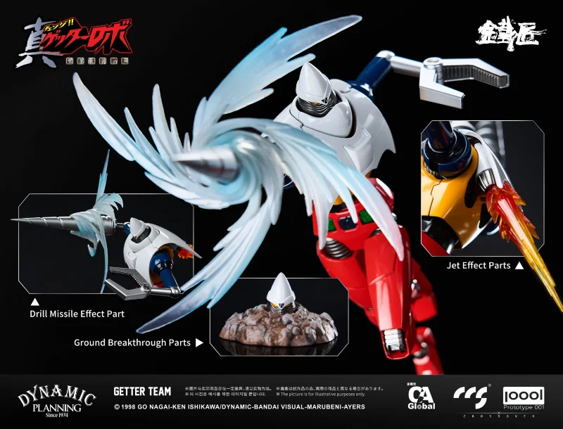 CCS Toys × P001 Cheoljang Getter Team – Getter Robo Armageddon - immagine 7