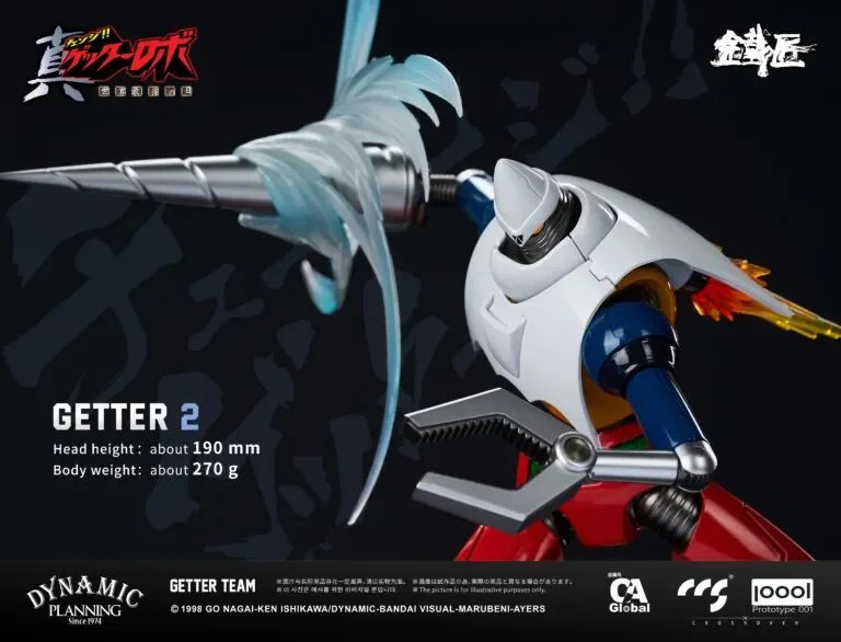 CCS Toys × P001 Cheoljang Getter Team – Getter Robo Armageddon - immagine 8