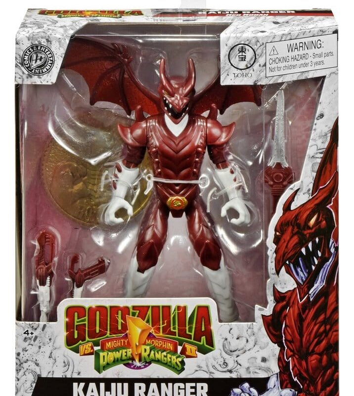 Mighty Morphin Power Rangers x Godzilla Action Figure Red Rodan