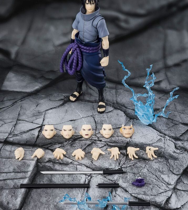 Naruto S.H.Figuarts Action Figure Sasuke Uchiha Solitary Shinobi 15 cm