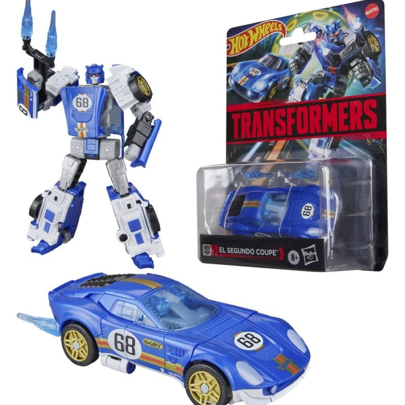 Transformers x Hot Wheels Collaborative Deluxe Class Action Figure El Segundo Coupe 13 cm
