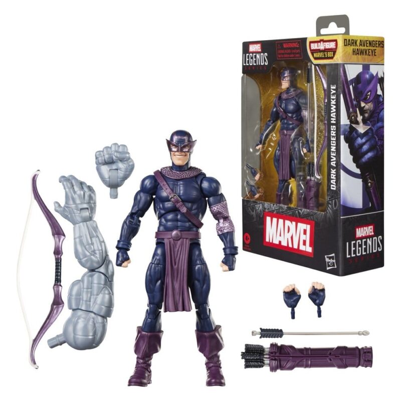 Marvel Legends Action Figure Dark Avengers Hawkeye (BAF: Marvel's Box) 15 cm
