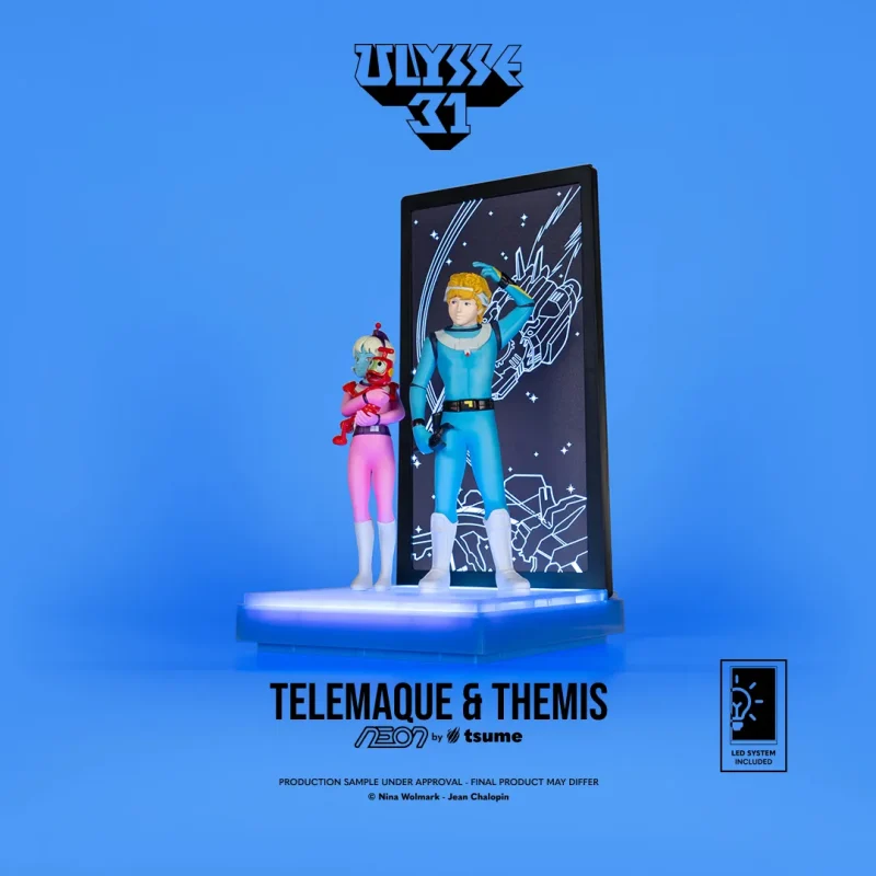 Ulysse 31 Telemachus & Themis Neon Figure