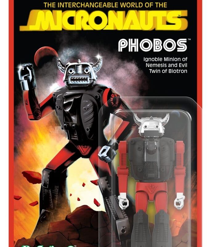 Micronauts ReAction+ Action Figure Wave 04 Phobos