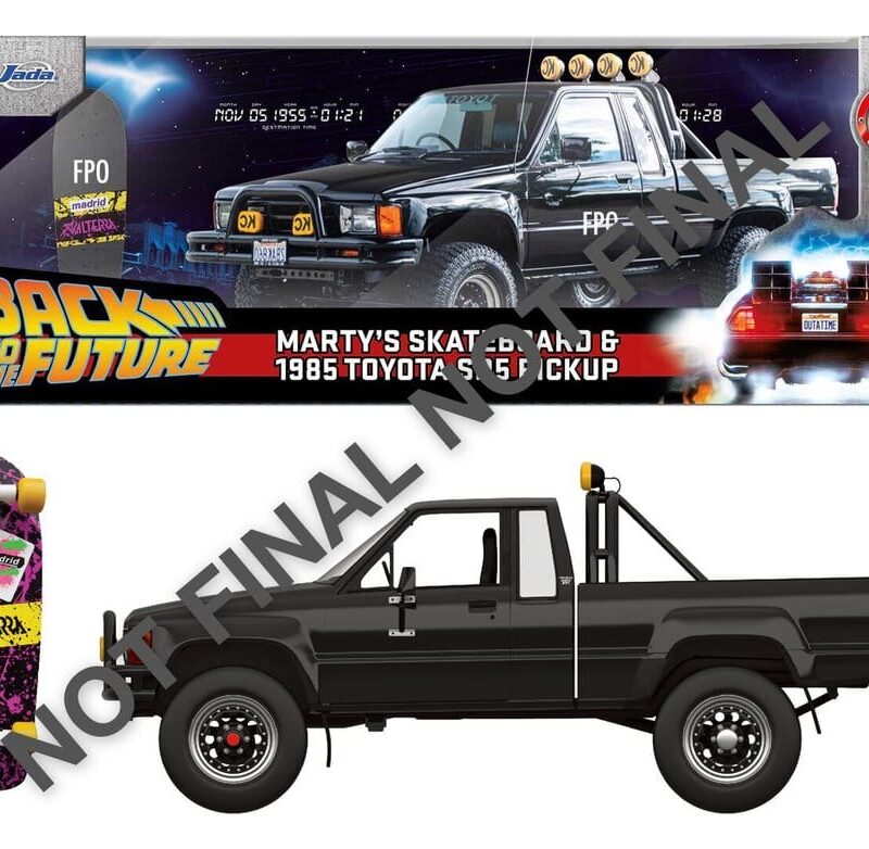 Back to the Future Diecast Vehicle 1:24 Marty's Skateboard 1985 Toyota