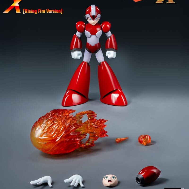 Mega Man MDLX Action Figure Rockman X / Mega Man X (Rising Fire Version) 12 cm