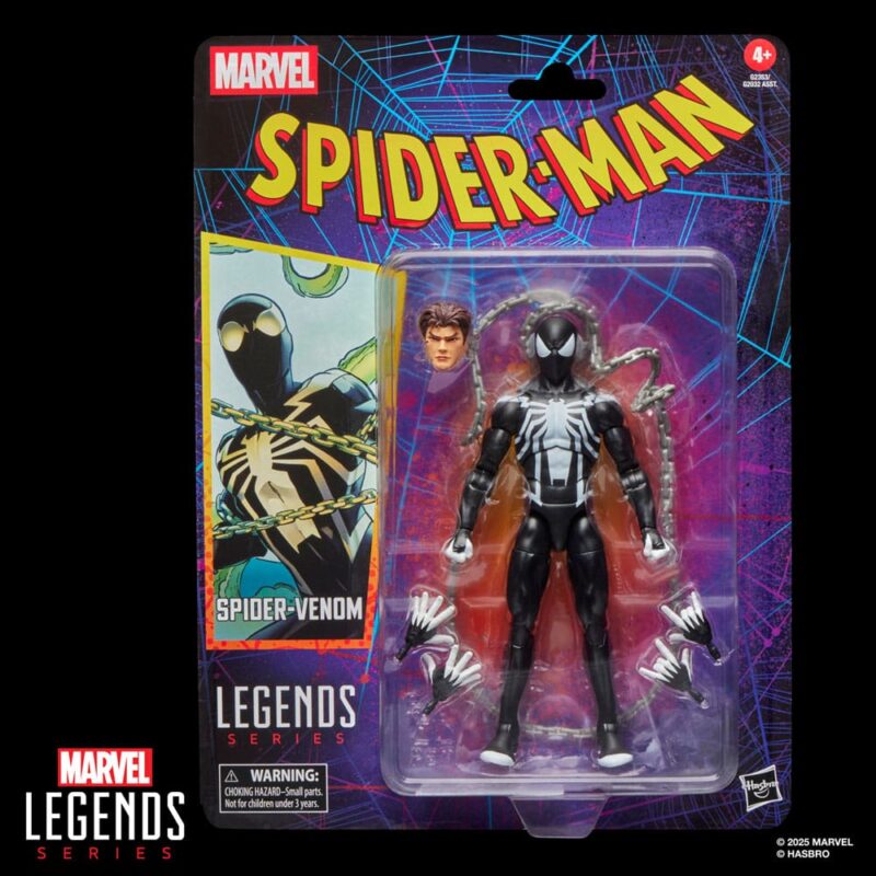 Spider-Man Marvel Legends Retro Action Figure Spider-Venom 15 cm
