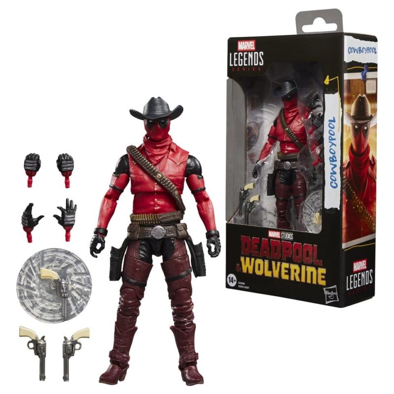 Deadpool & Wolverine Marvel Legends Action Figure Cowboypool 15 cm