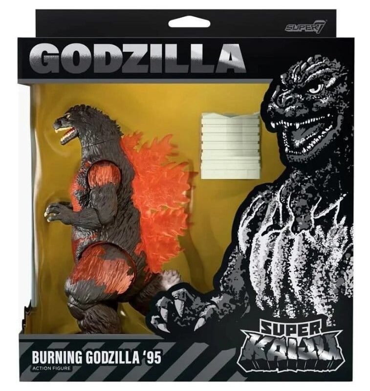 Godzilla Toho Super Kaiju Action Figure Wave 02 Burning Godzilla '95